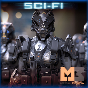 Female Soldier 01 (ANACONDA) - Game development asset