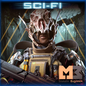 Female Soldier 02 (TARANTULA) - Game development asset