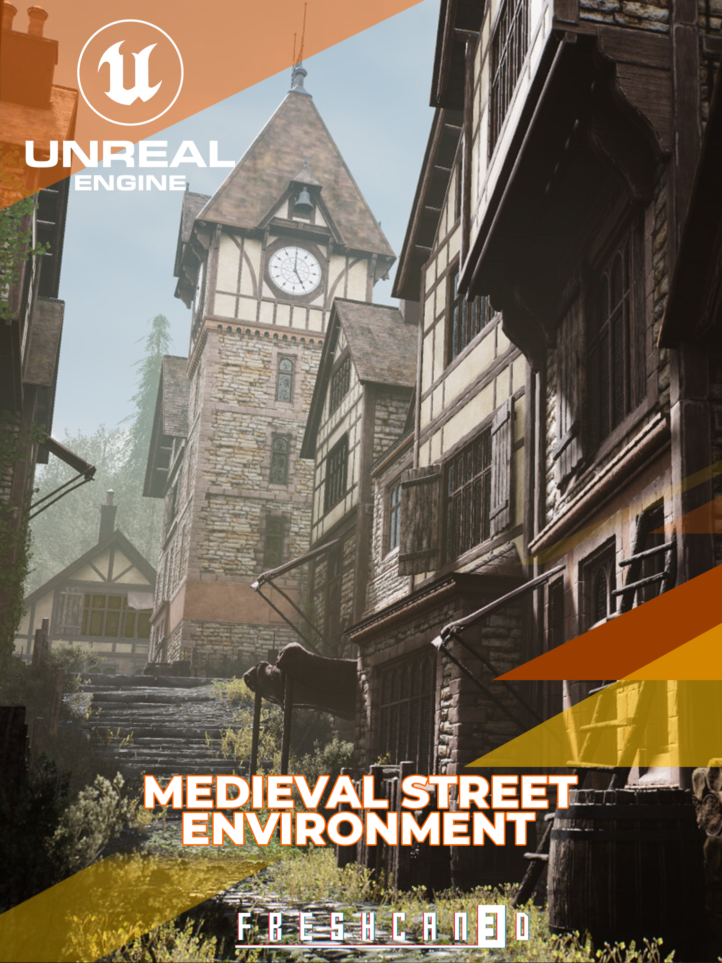Medieval Street Pack - Game development asset