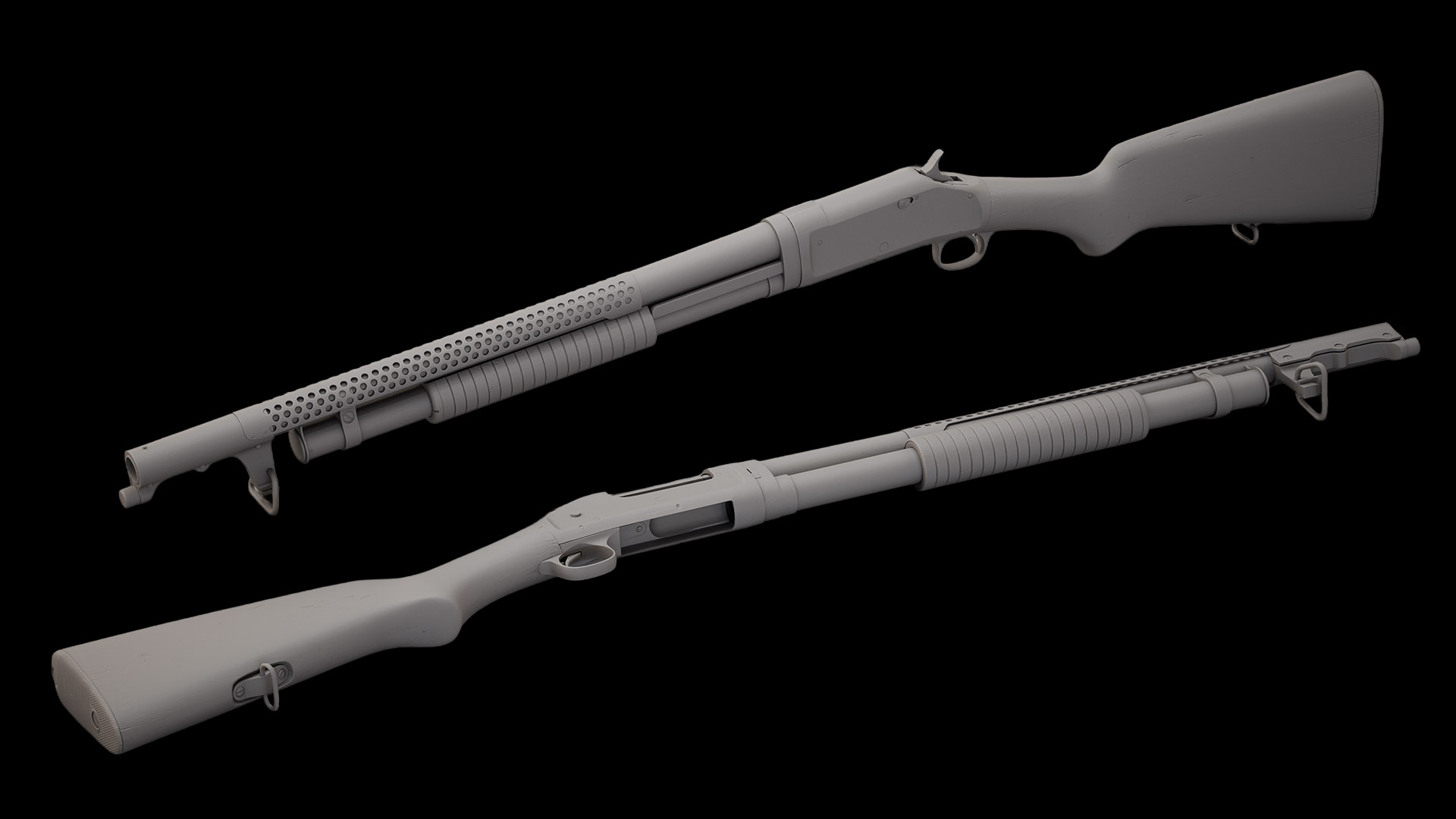 Trenchgun - 3D Model