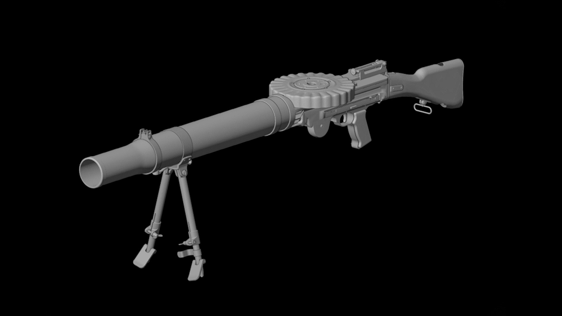 Lewis Gun - 3D Model