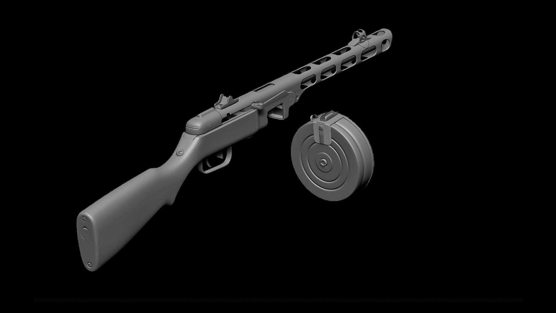PPSh 41 - 3D Model