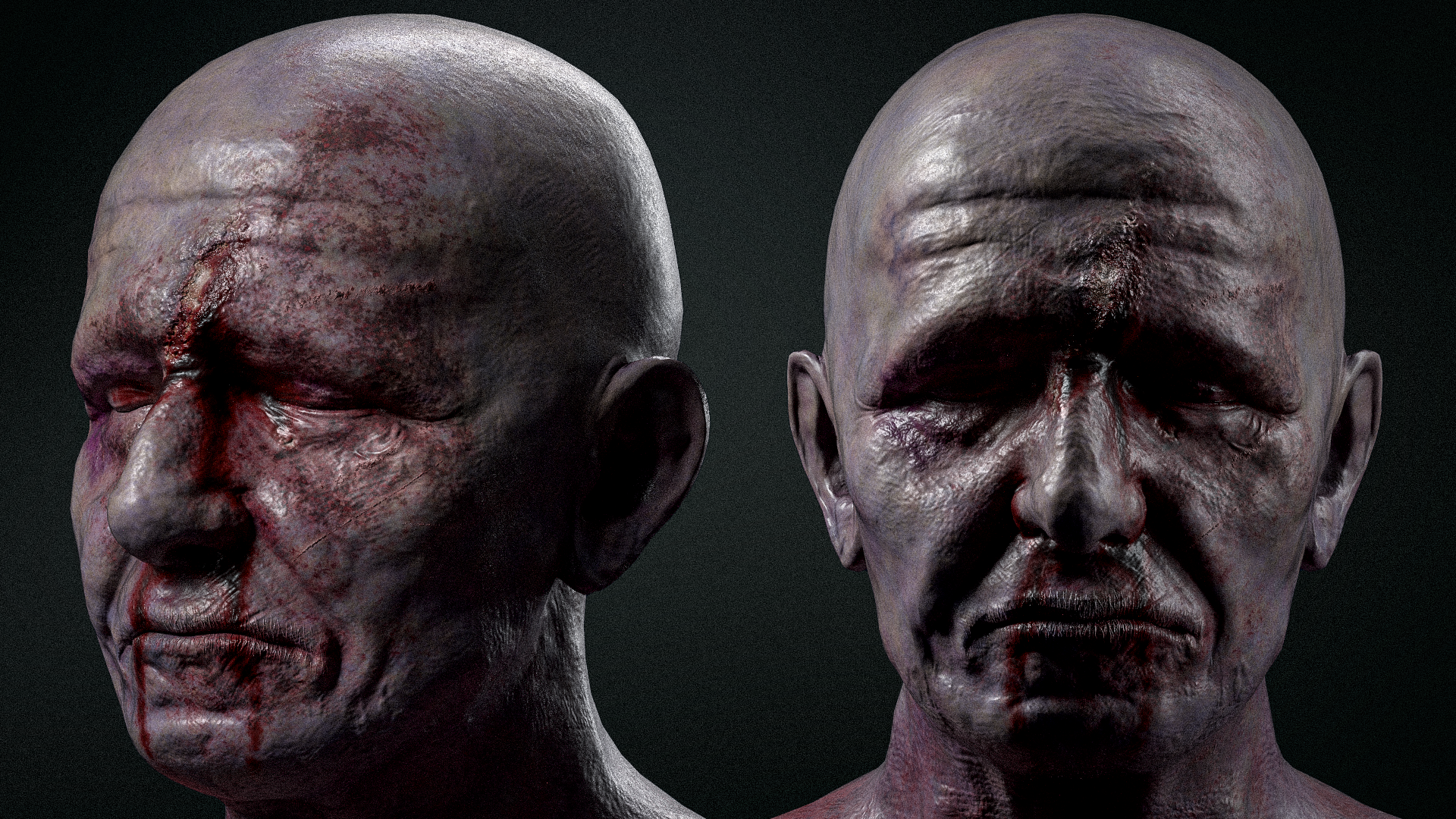 Old Man - Head Details